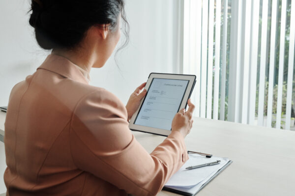 young woman filling cv form 2021 09 02 23 28 00 utc scaled